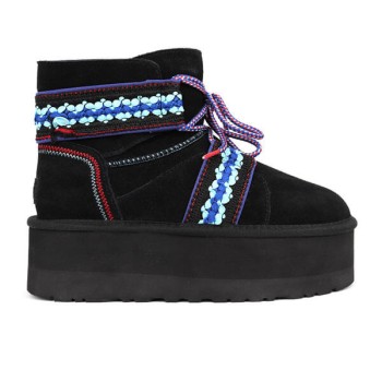 Mini Braid Platform Black