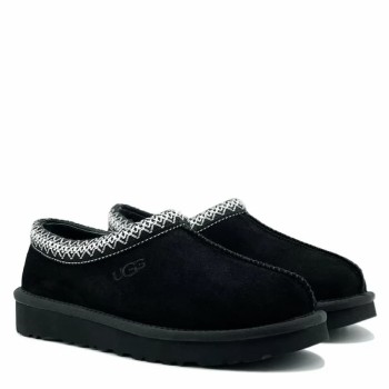 Tasman Suede Slippers Black