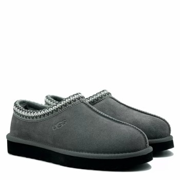 Tasman Suede Slippers Grey