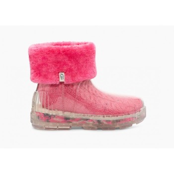 DRIZLITA CLEAR BOOT - Taffy Pink