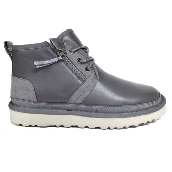 МУЖСКИЕ БОТИНКИ NEUMEL LEATHER ZIP GREY